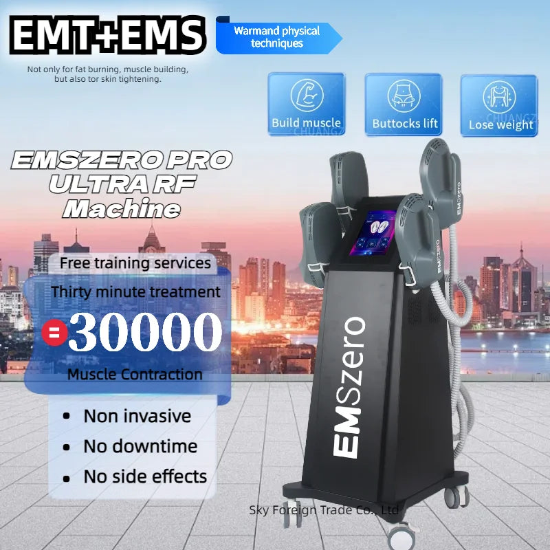 2024 Portable 6500W Neo EMSZERO Fat Removal Body Sculpt Machine EMS Muscle Stimulation Slimming Device For Salon