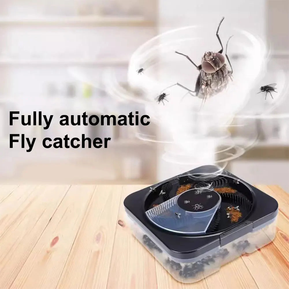 Household Fly Catcher USB Plug-in/Rechargeable Gnat Flying Insect Trap Insect Repellents Tool for Indoor Home Kitchen Garden